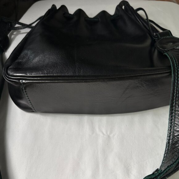 NEW Black Genuine Leather Shoulder Bag - Picture 3 of 8